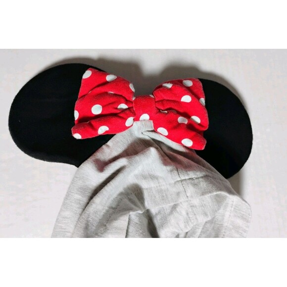 MINNIE MOUSE Disney Gray & Red Tulle Dress Hood with Ears - Sz Small 4/5 - Picture 5 of 7